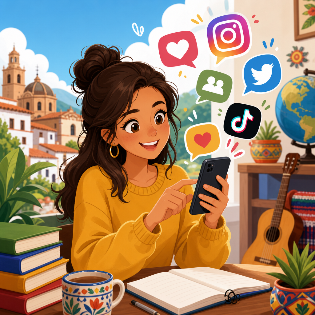 Social Media for Spanish Learners: Tips and Tricks