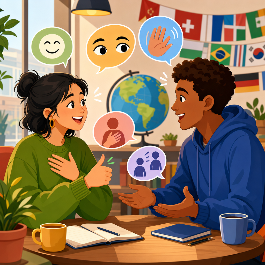 The Role of Non-Verbal Communication in Language Exchange